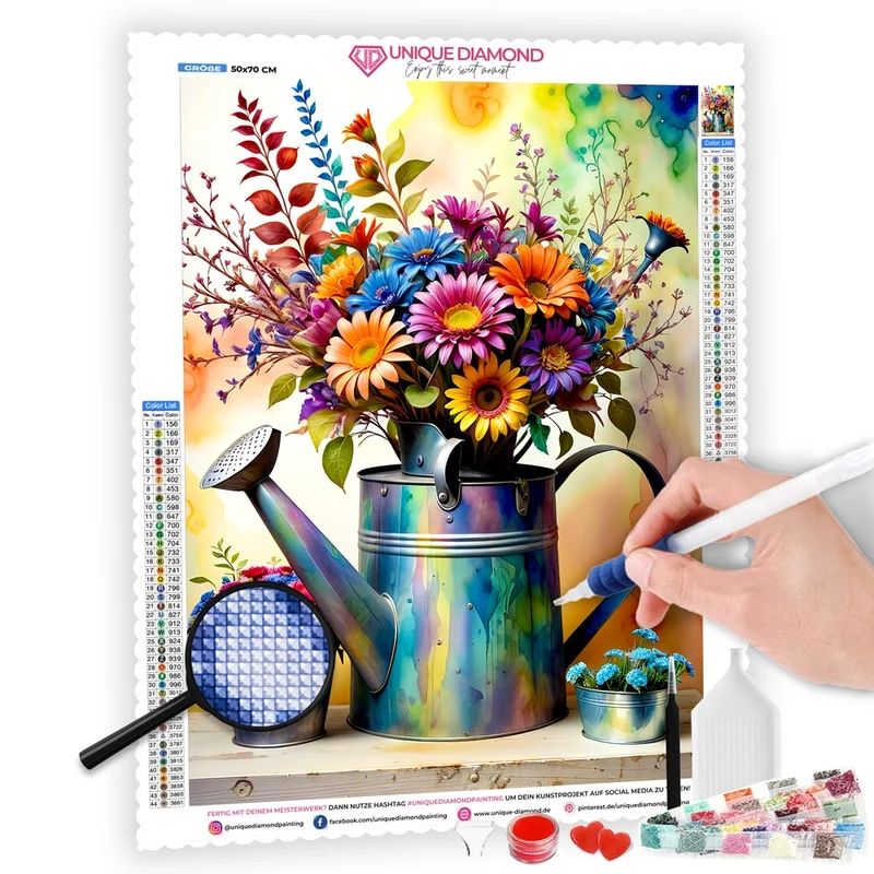 5D Diamond Painting – Blumenstrauß