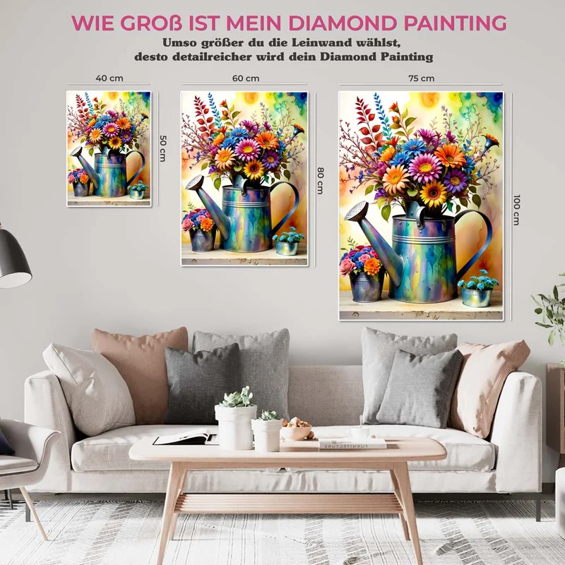5D Diamond Painting – Blumenstrauß