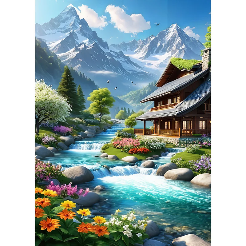 5D Diamond Painting – Fantastic Landscape