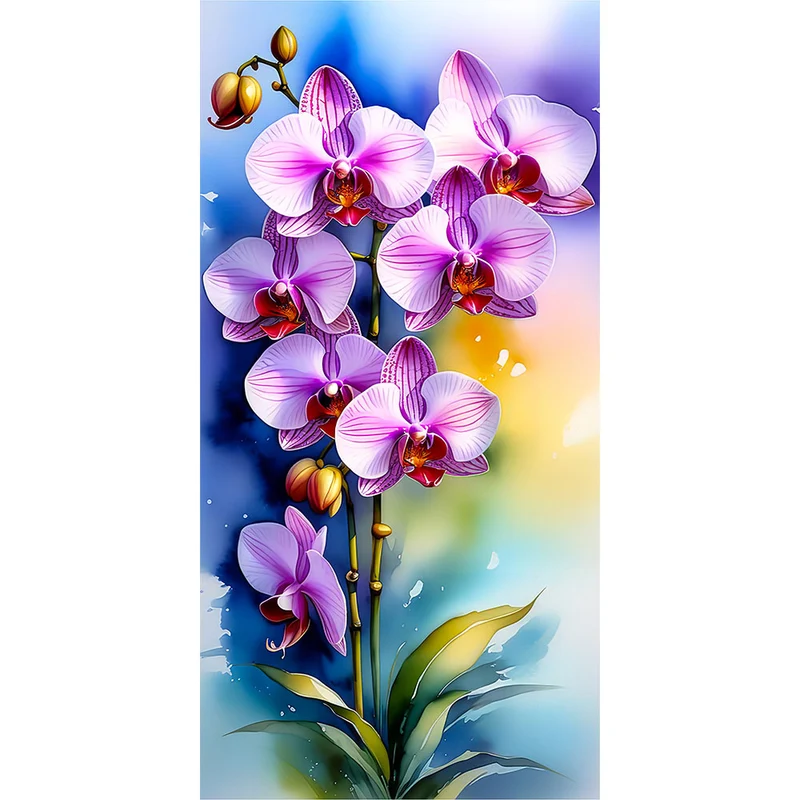 5D Diamond Painting – Orchidee