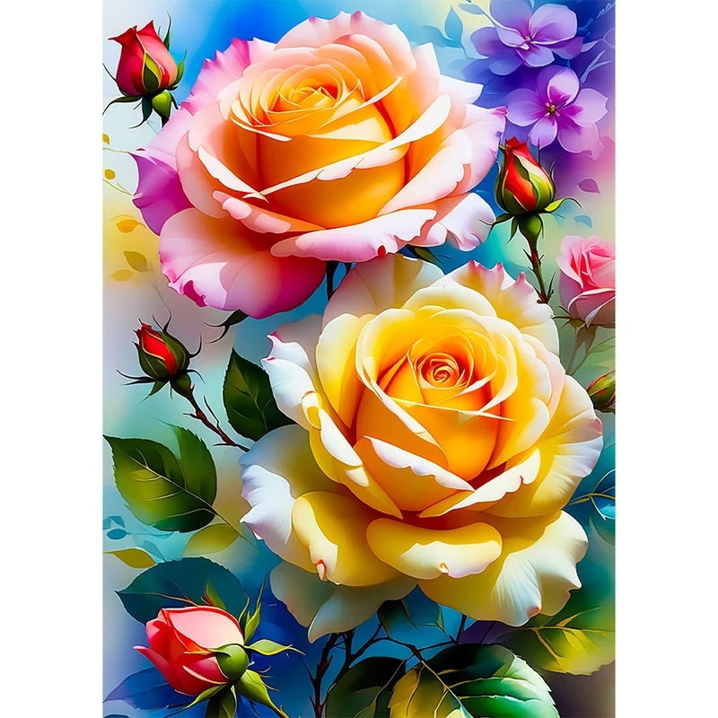 5D Diamond Painting – Rosen