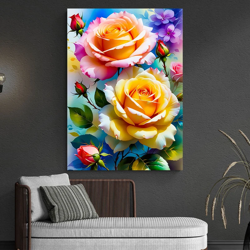 5D Diamond Painting – Rosen