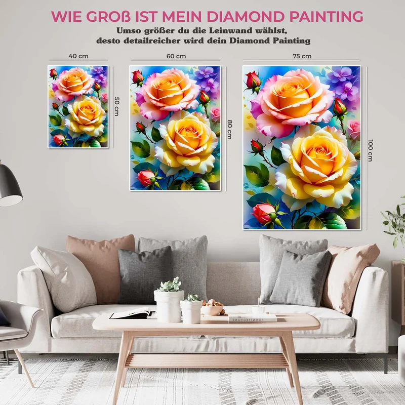 5D Diamond Painting – Rosen