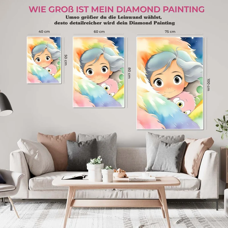 5D Diamond Painting – Flauschige Umarmung