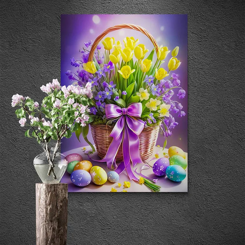 5D Diamond Painting – Osterkorb