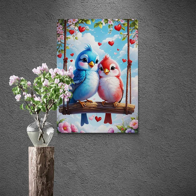 5D Diamond Painting – Vogelliebe