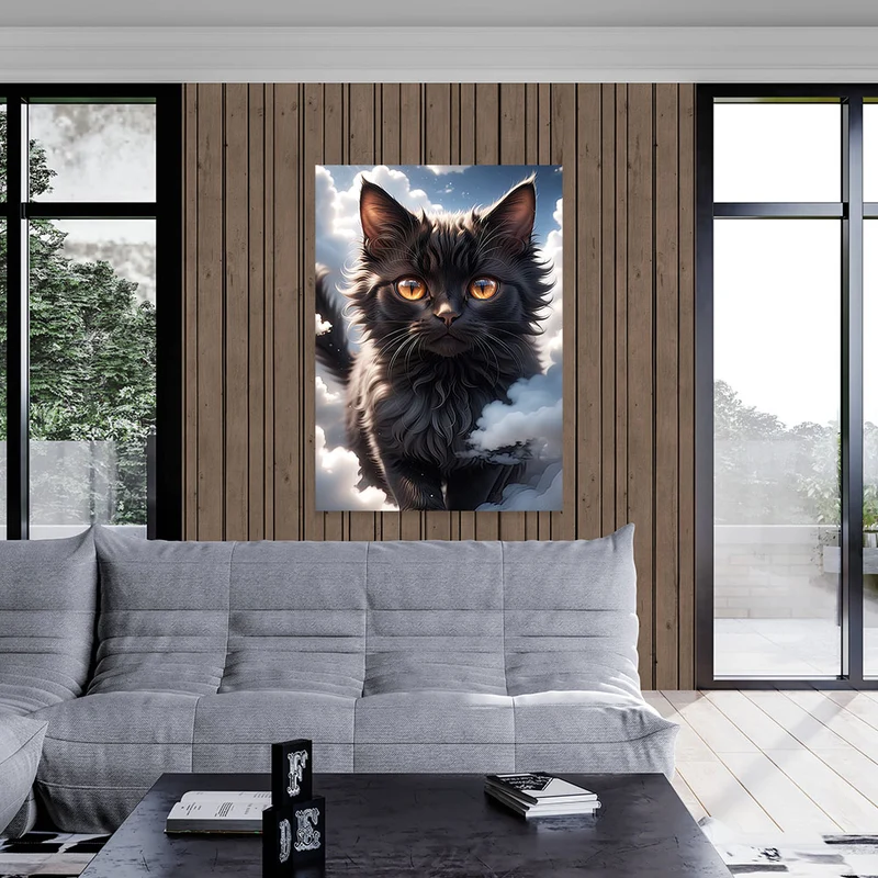 5D Diamond Painting – Black Cat