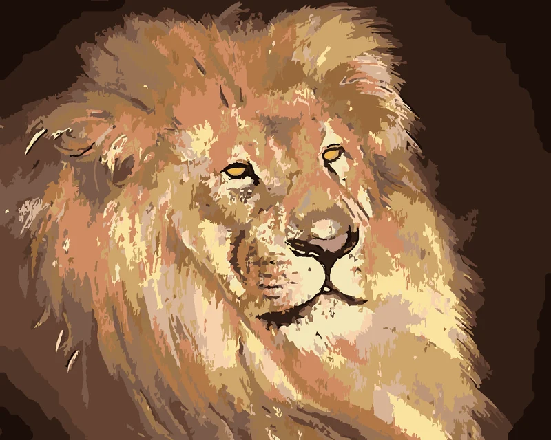 Diamond painting - LÖWE (D. RUSTY RUST)