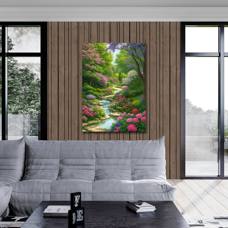 5D Diamond Painting – Blumengarten