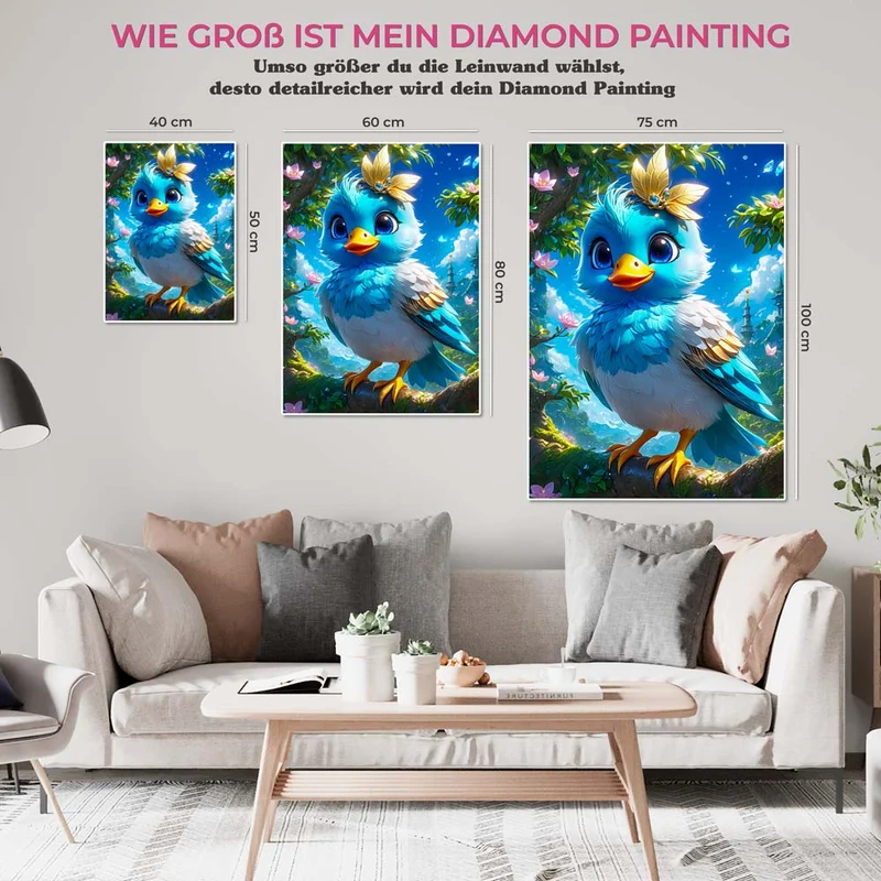 5D Diamond Painting – Blue Bird