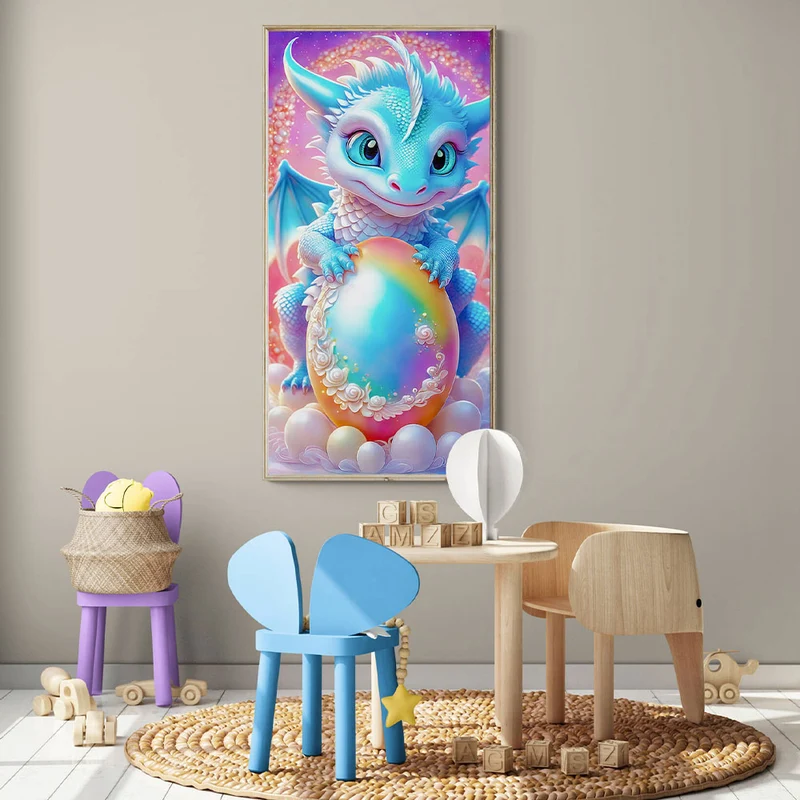 5D Diamond Painting – Easter Dragon