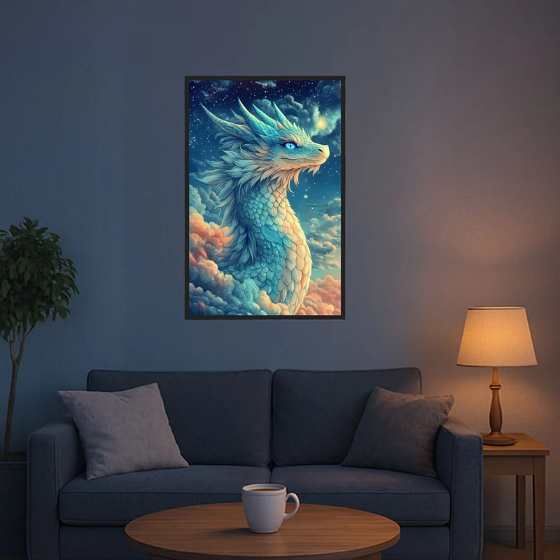Diamond Painting Susen Pfifferling Special - Himmelsdrache Saphira