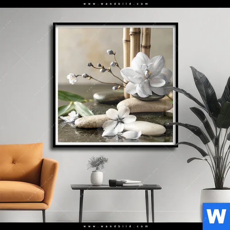 Poster | Blüten der Stille | Quadrat