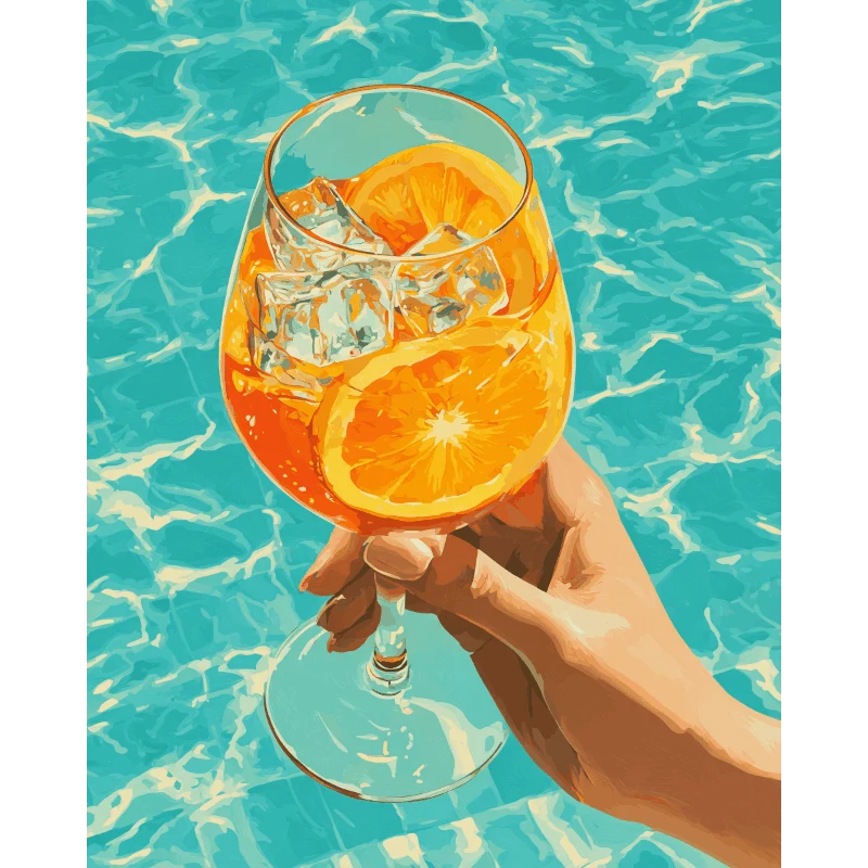 Orangen-Erfrischung