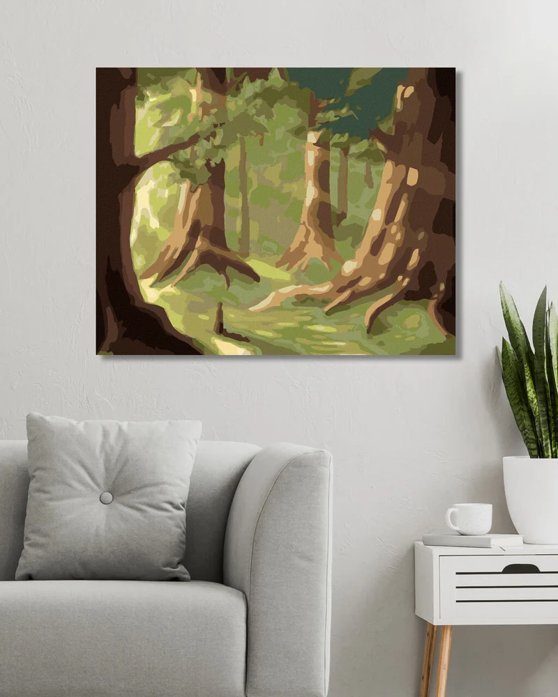 Diamond painting - SOMMERBRISE IM WALD