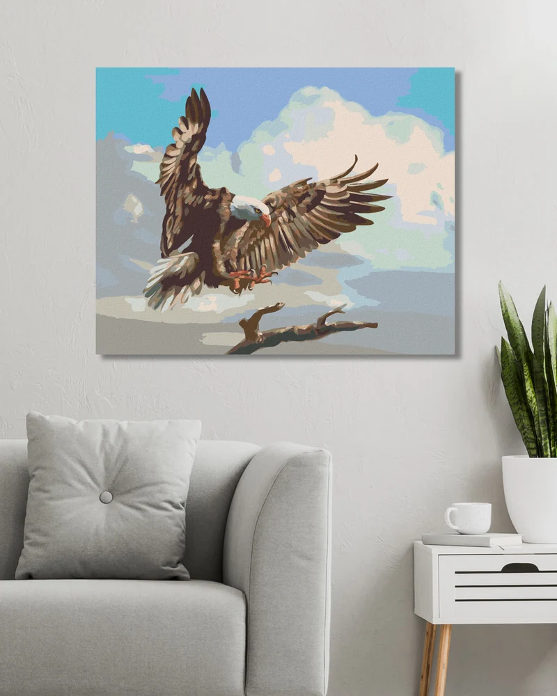 Diamond painting - FLIEGENDER ADLER (D. RUSTY RUST)