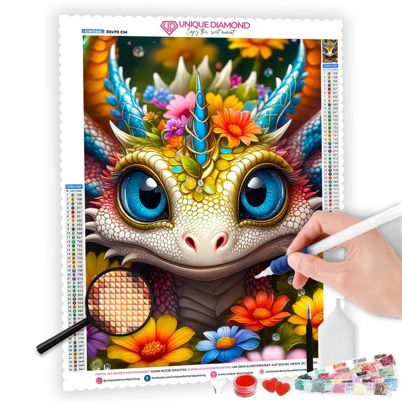 5D Diamond Painting – Dragon