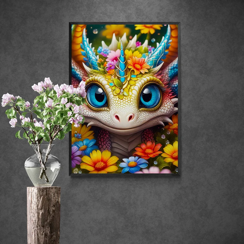 5D Diamond Painting – Dragon