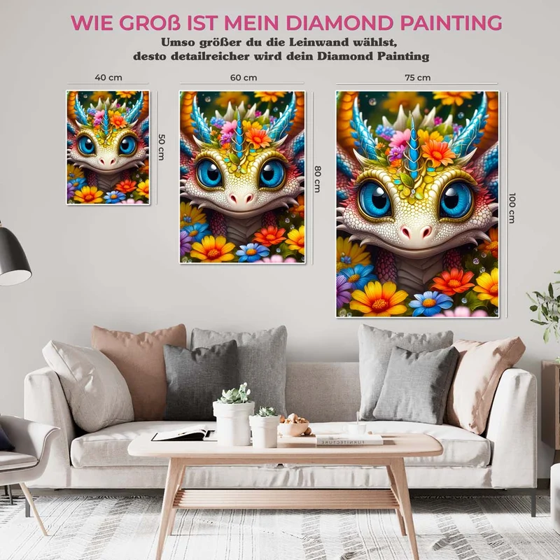 5D Diamond Painting – Dragon