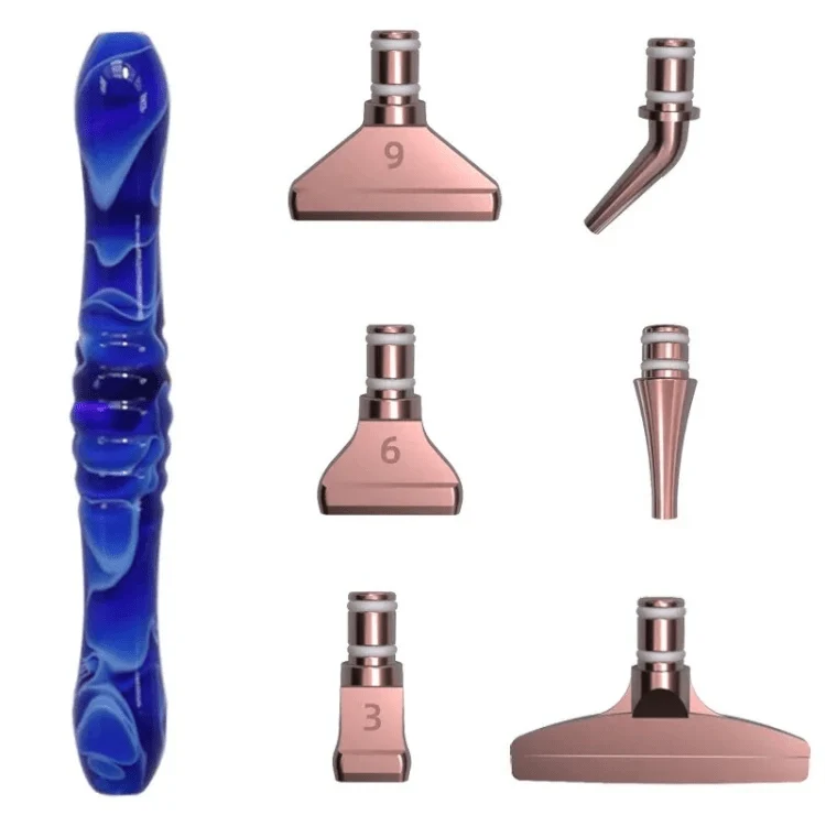 Ergonomischer Stift mit 6 Aufsätzen - Diamond Painting