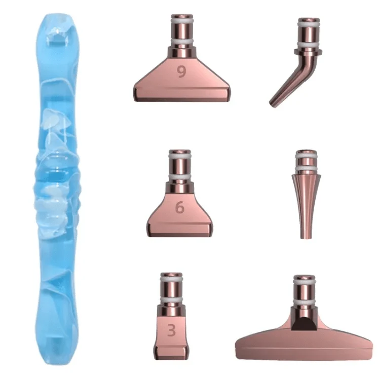 Ergonomischer Stift mit 6 Aufsätzen - Diamond Painting