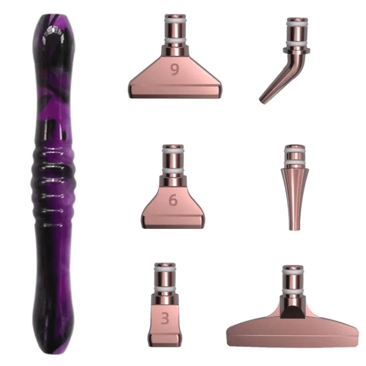 Ergonomischer Stift mit 6 Aufsätzen - Diamond Painting