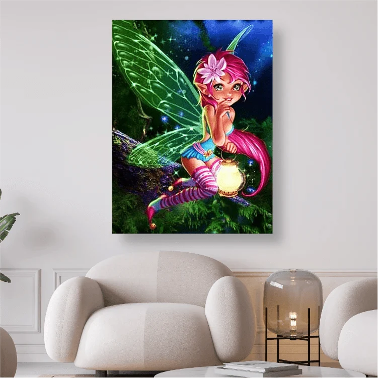 Elfe des Lichtes - 5D DIY Diamond Painting