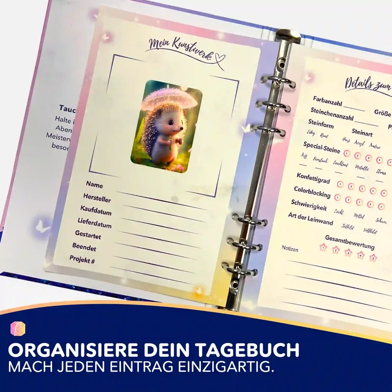Aufkleber 5er-Set - Igelchen im Sonnenlicht