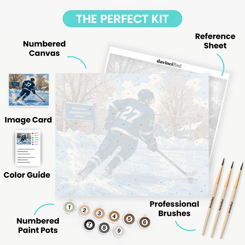 Rink Rush No. 27 - Paint by Numbers Kit