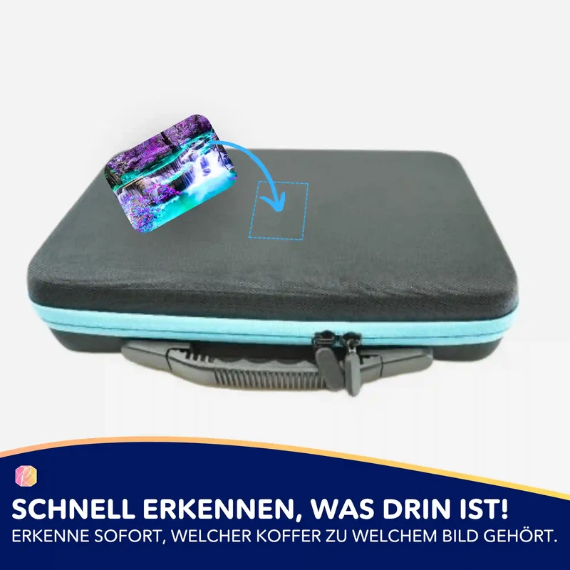 Aufkleber 5er-Set - Die Ruhe des Wasserfalles