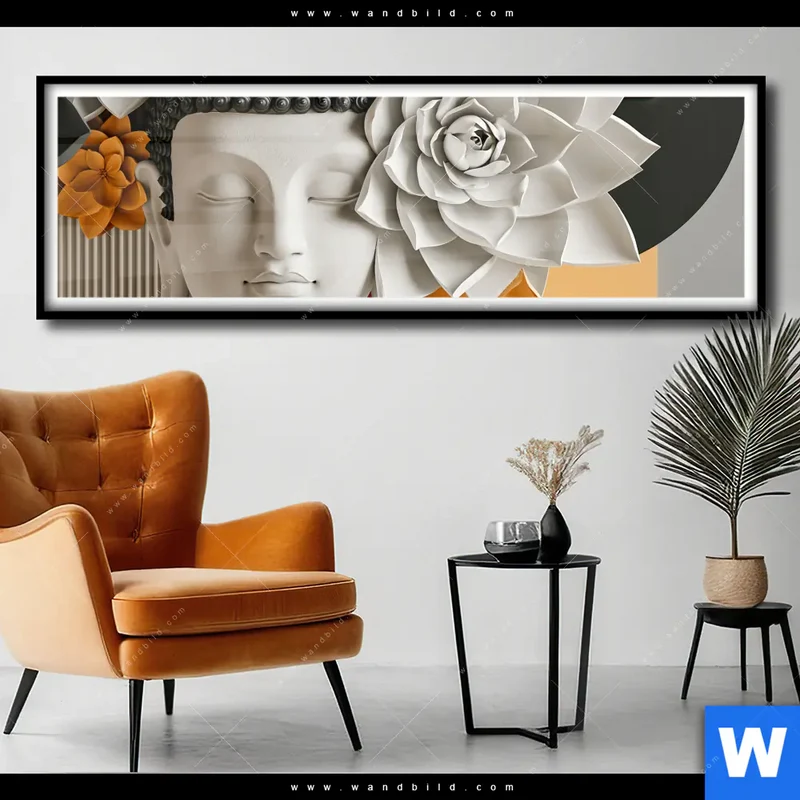 Poster | Buddha - Zen & Lotus | Panorama