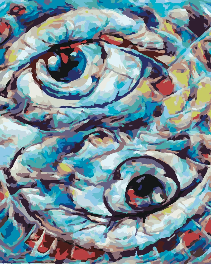 Diamond painting - MENSCHLICHE VERBINDUNG