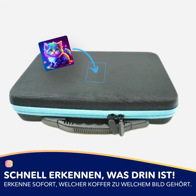 Aufkleber 5er-Set - Rainbow Kitty