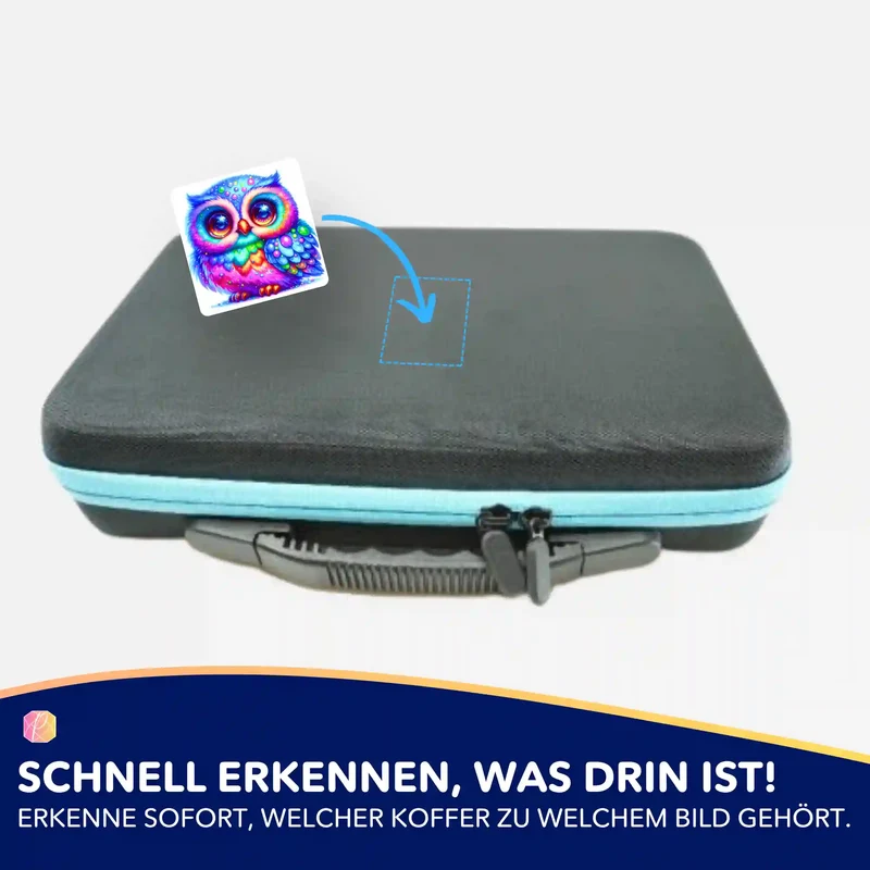 Aufkleber 5er-Set - Eule Elly