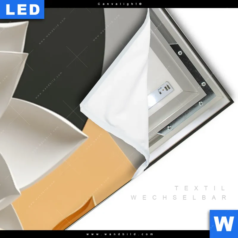Canvalight® Leuchtbild | Buddha - Zen & Lotus | Panorama