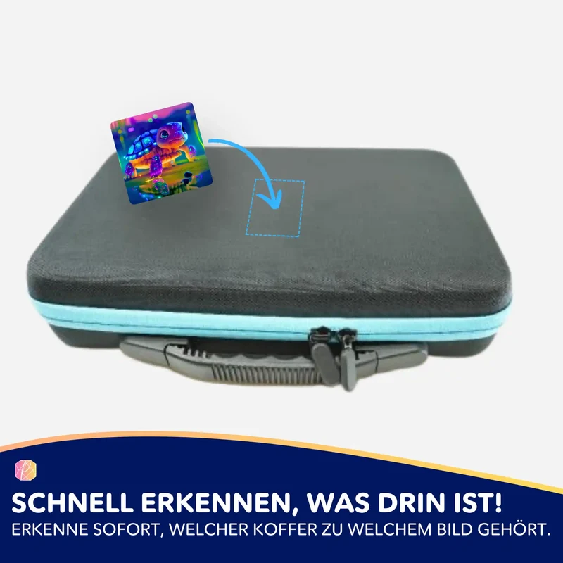 Aufkleber 5er-Set - Sparkling turtle