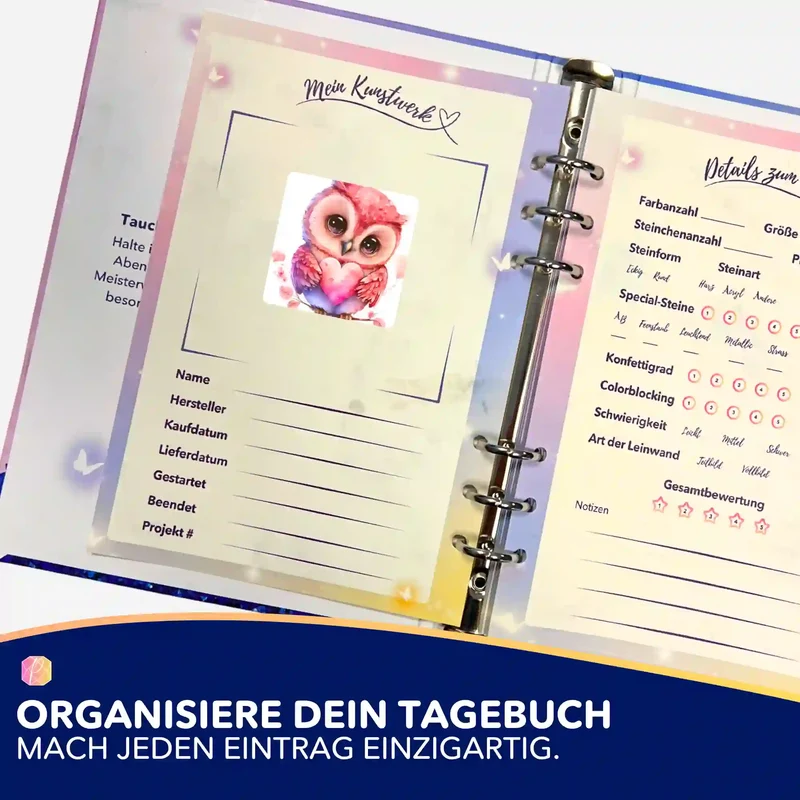Aufkleber 5er-Set - Loving Owl