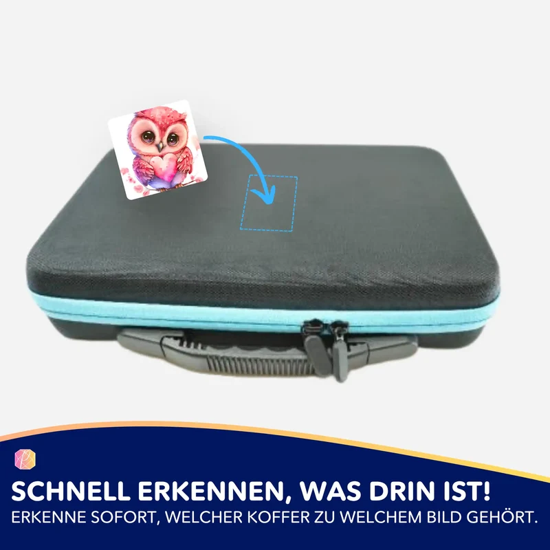 Aufkleber 5er-Set - Loving Owl