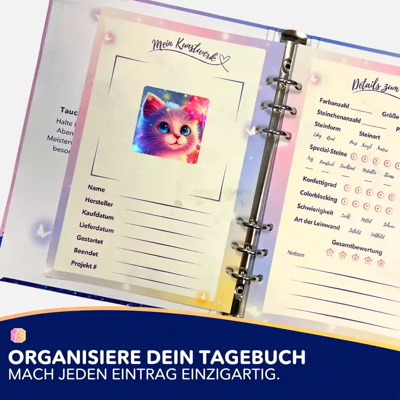 Aufkleber 5er-Set - Zauberkätzchen