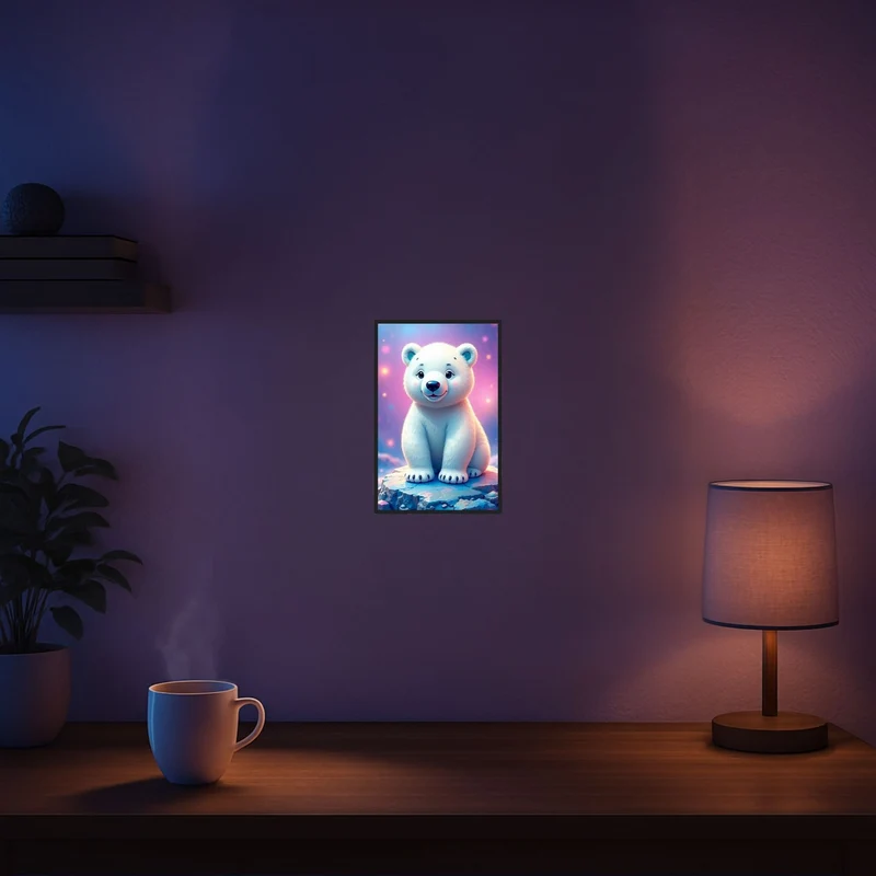 Diamond Painting Mini - Eisbär Hugo