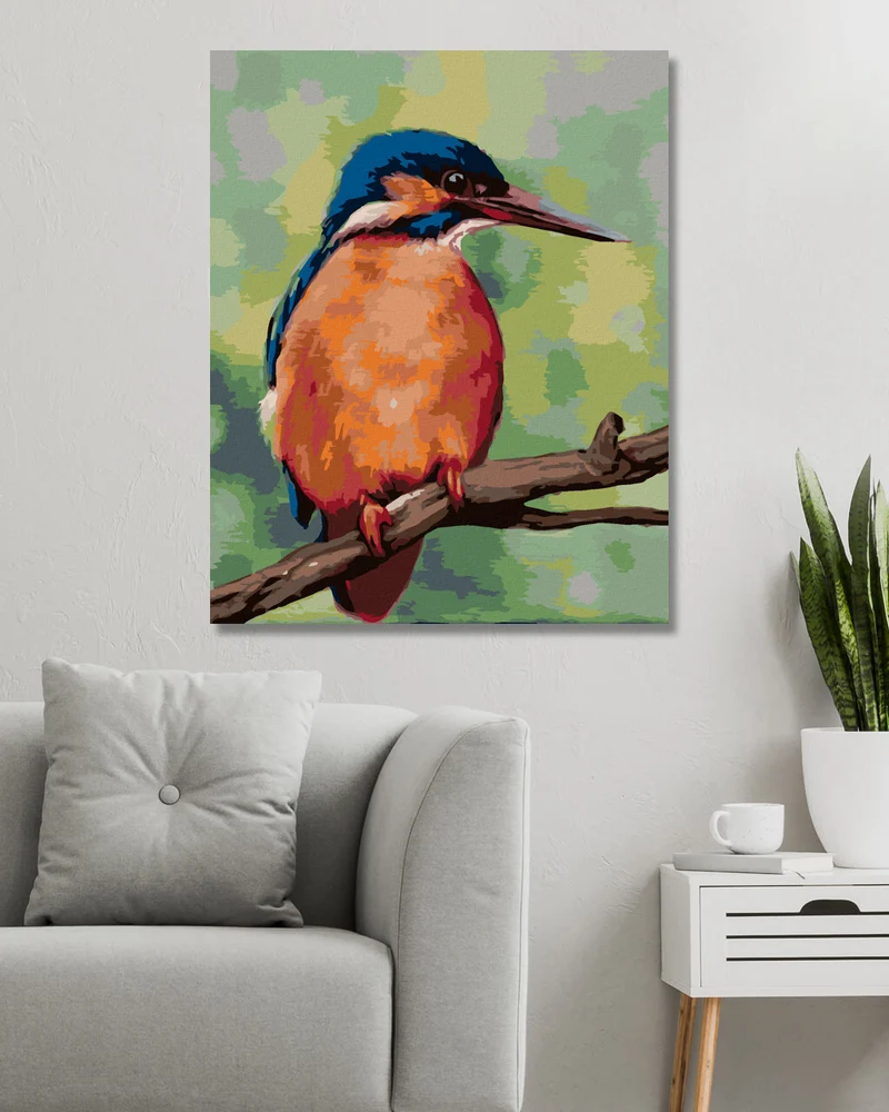 Diamond painting - EISVOGEL (MYROSLAVA VOLOSCHUK)