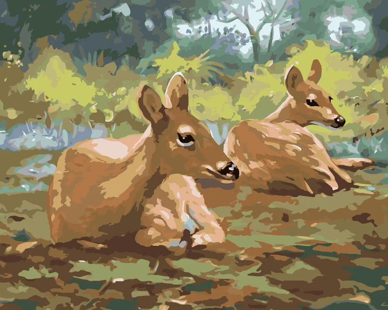 Diamond painting - LIEGENDE RICKEN (D. RUSTY RUST)