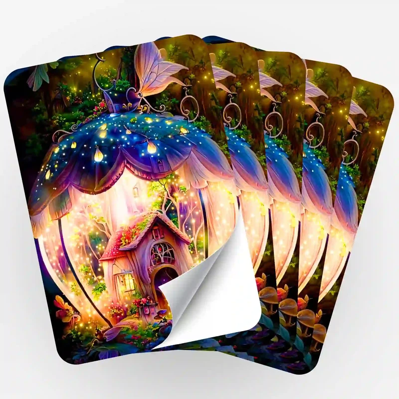 Aufkleber 5er-Set - Fantasiehaus
