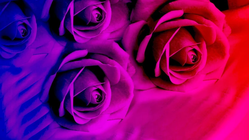 Rainbow Flowers PIX-775