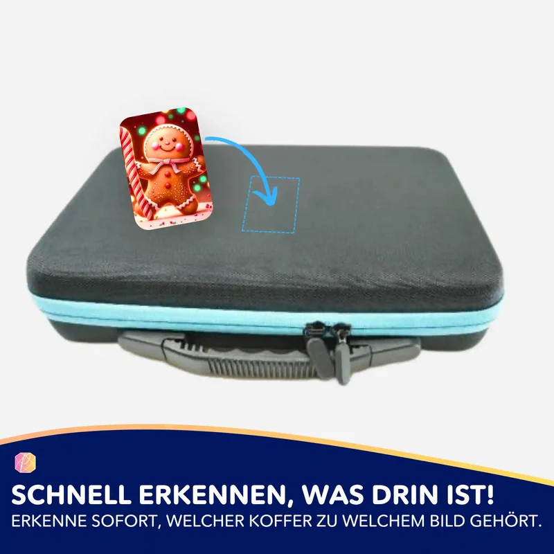 Aufkleber 5er-Set - Lebkuchenmännchen
