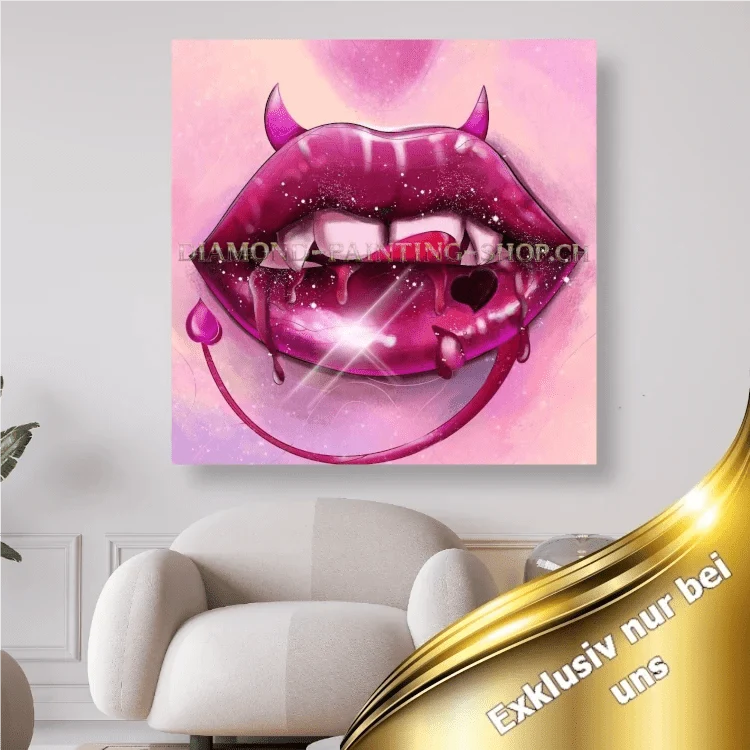 Der Vampirmund - 5D DIY Diamond Painting