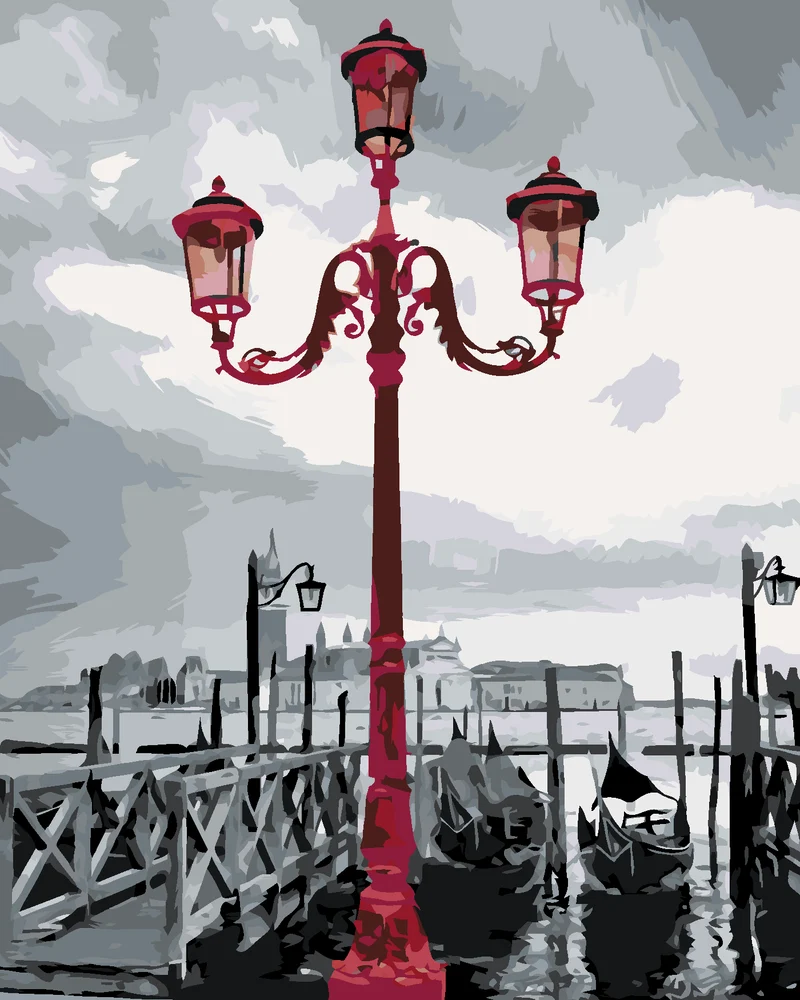 Diamond painting - LAMPE IN VENEDIG