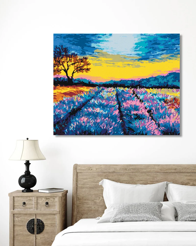 Diamond painting - LAVENDELFELD IN DER PROVENCE