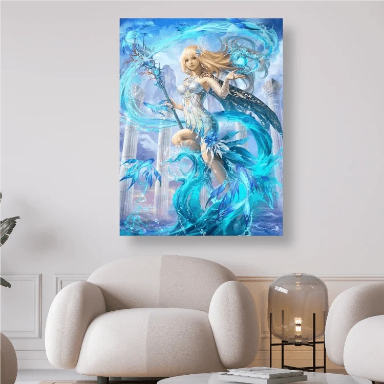 Nymphe des Wasser´s - 5D DIY Diamond Painting