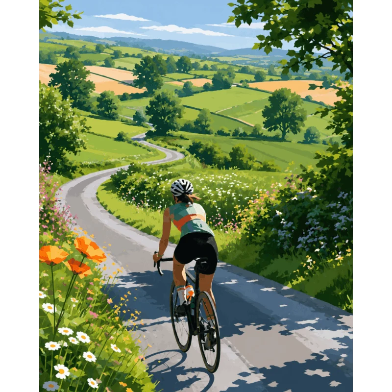 Sommerliches Radfahren